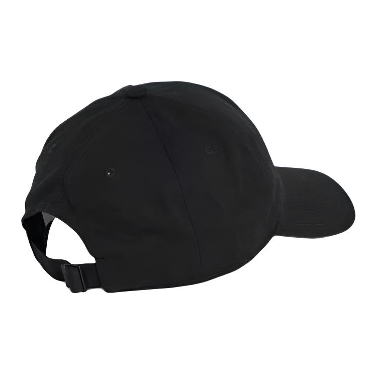 Adidas Logo Embroidered Polyester Baseball Cap Unisex Hats Black JC6023