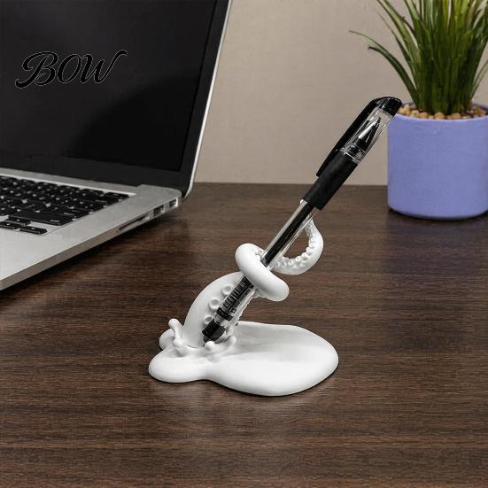 Octopus Pen Holder Tentacles Holder, 3D Printed Creative Stationery Organizer, Desk Organizer for Office Decorative Desktop Storage Stand, Pens