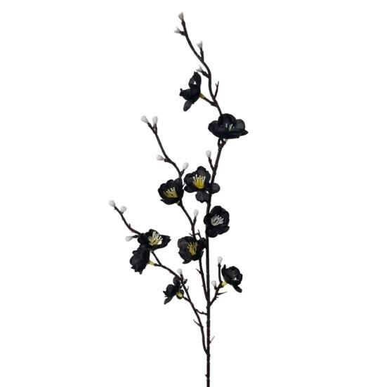 Artificial Plum Blossom Branch Fake Cherry Blossom Stems 21" Long Stem Faux Silk Flower for Wedding Home Office Bedroom Party Table Centerpiece