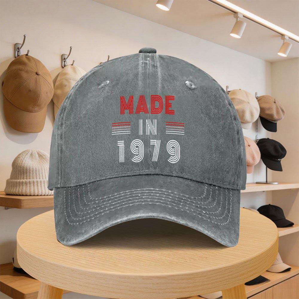 Unisexs Adjustable Baseball Cap MADEINmeter Print  Casual Unisex Cap for SpringAutumn Travel Beach