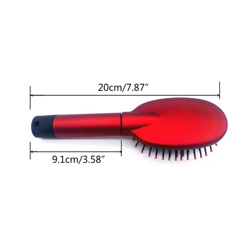 Portable Hidden Compartment Secure Travel Hair Brush Diversion Safe Hair Comb to Hide Money Versatile Storage Tool