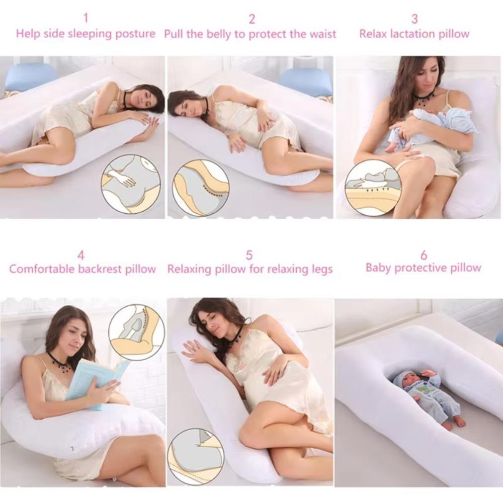 Soft Pregnancy Pillow Multi Functional Waist Protection Pillow Breastfeeding Pillow  Pregnant Women