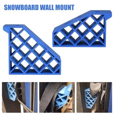 Portasci da parete per stoccaggio Pesante Stampato in 3D Casa Capannone Garage Porta Snowboard Appendiabiti Staffa di stoccaggio
