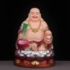 1 PIEZA Estatua de Buda Guanyin de Cobre Puro Shakyamuni Mani Ksitigarbha Rey Barrigón Maitreya Buda Sonriente Adorno Feng Shui