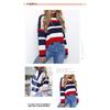 Women S Loose Fit Striped Knit Pullover Casual Sweater