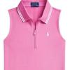 Polo Ralph Lauren Embroidered Logo Sleeveless Low Waist Midi Dress Women dresses Pink 312965016001
