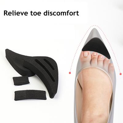 1 Paar Damen High Heel Zehenstopfen Einsatz Schuhvorderfuß Füllkissen Schmerzlinderung Schutz Zubehör Vorfußpolster Halbsohlen