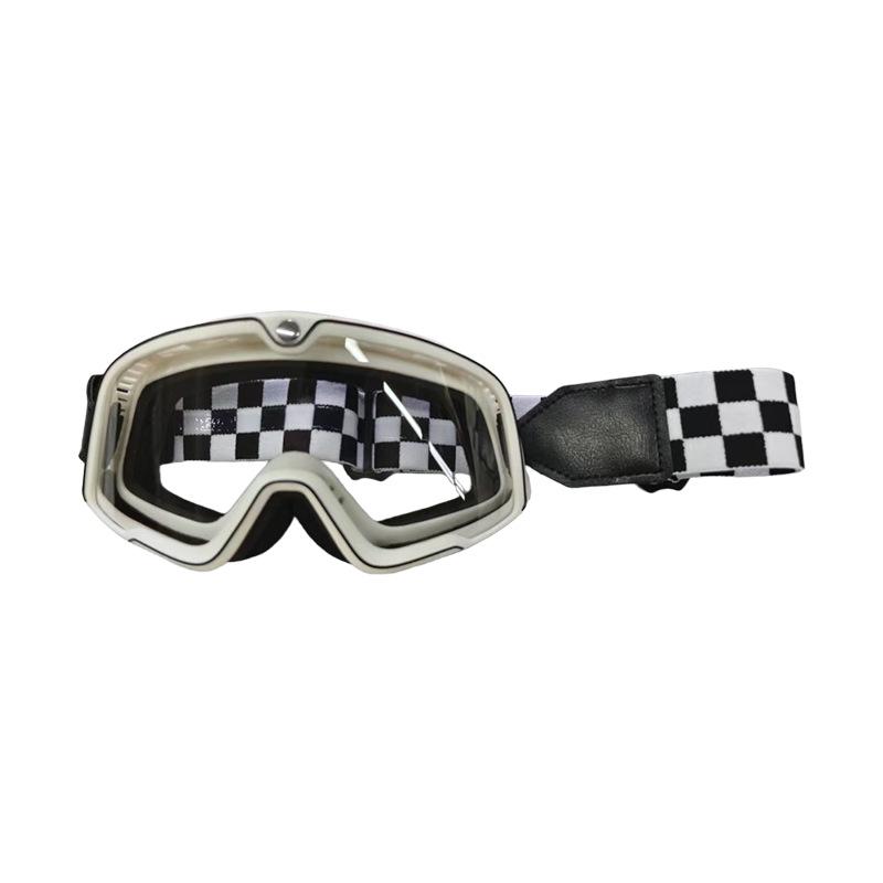 Beliebte wind- und sanddichte Motorrad-Fahrbrille – Offroad- und Harley-Helm-kompatibel