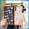 Durable Waterproof Phone Case For Wiko T50 Cartoon Wrist Strap Shockproof Fashion Design Soft Case Protective Anti-knock