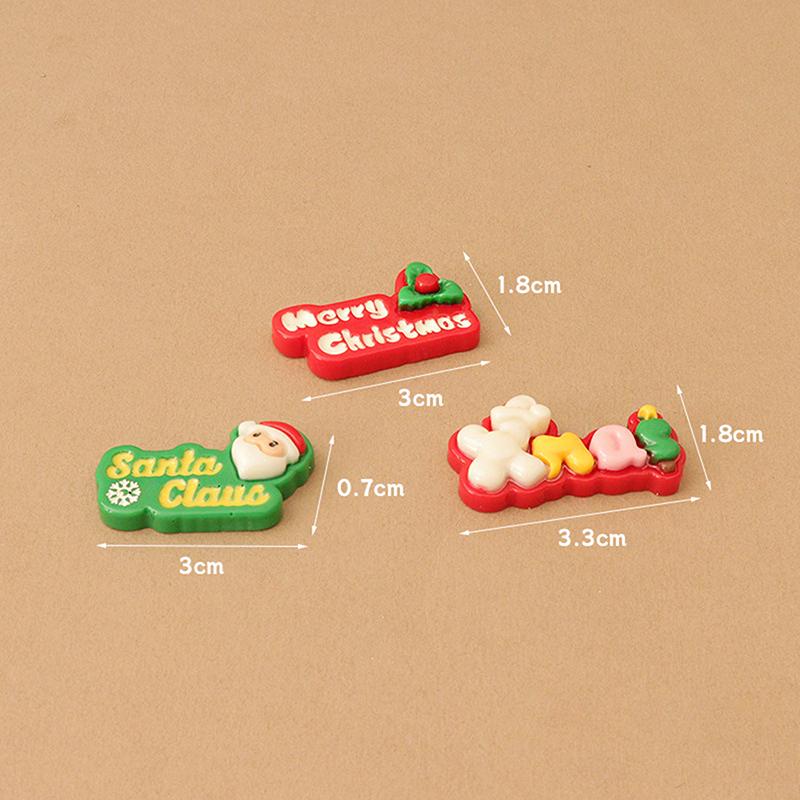 Vánoční figurky Ornament domeček pro panenky Domácí dekorace Jelen Santa Claus Sněhulák
