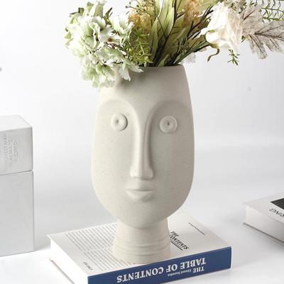 Artistic Portrait Ornaments, Dried Flowers, Floral Arrangements, Designer High-end Desktop Vases, Model Room Exhibition Hall Furnishings
