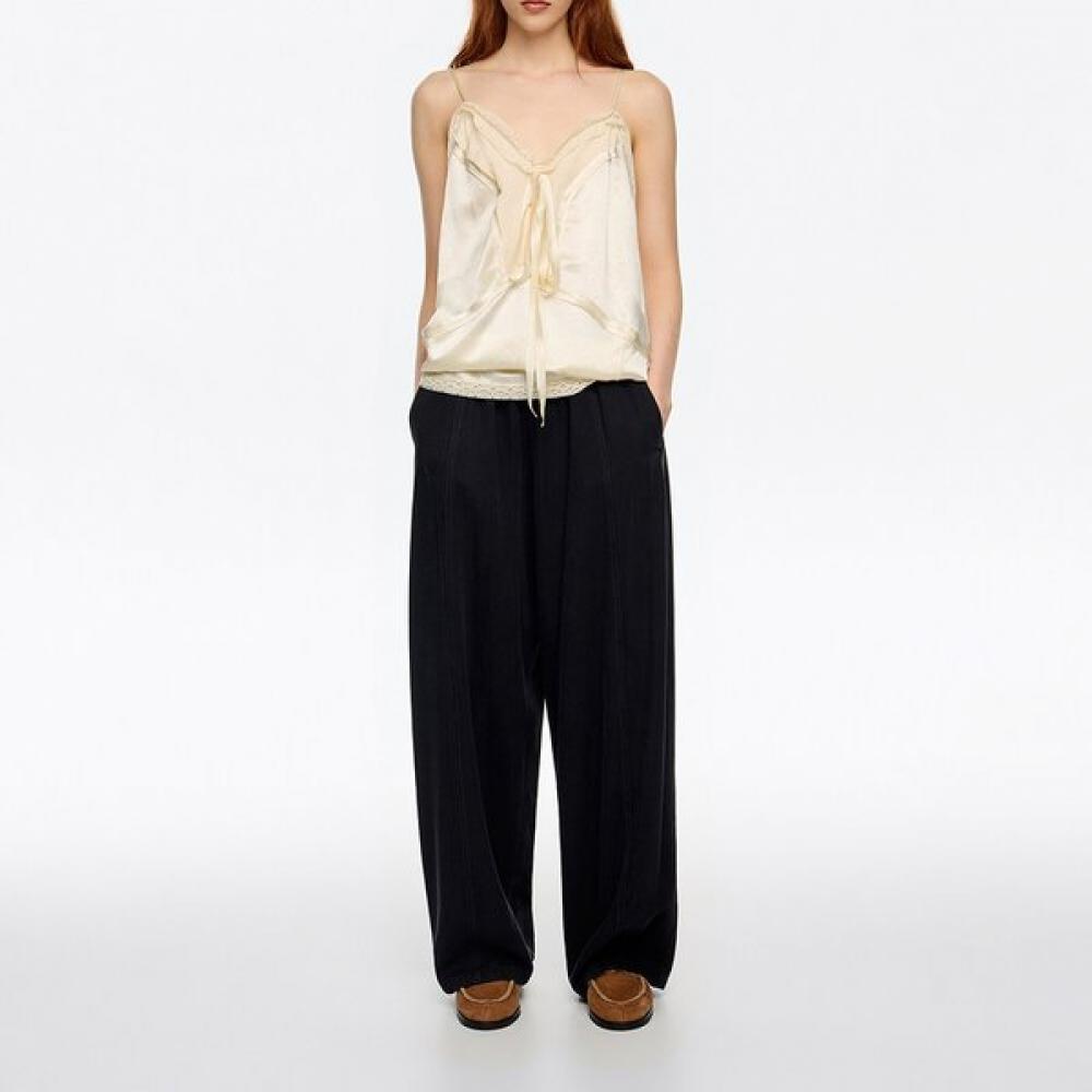 

Bimba Y Lola Fluid Wide Trousers Washed Black B265awn010bkb Black/S