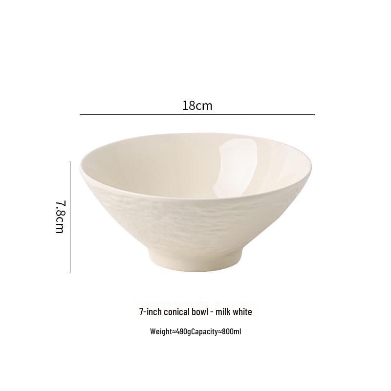 Cream Style Ceramic Serving Bowl Set