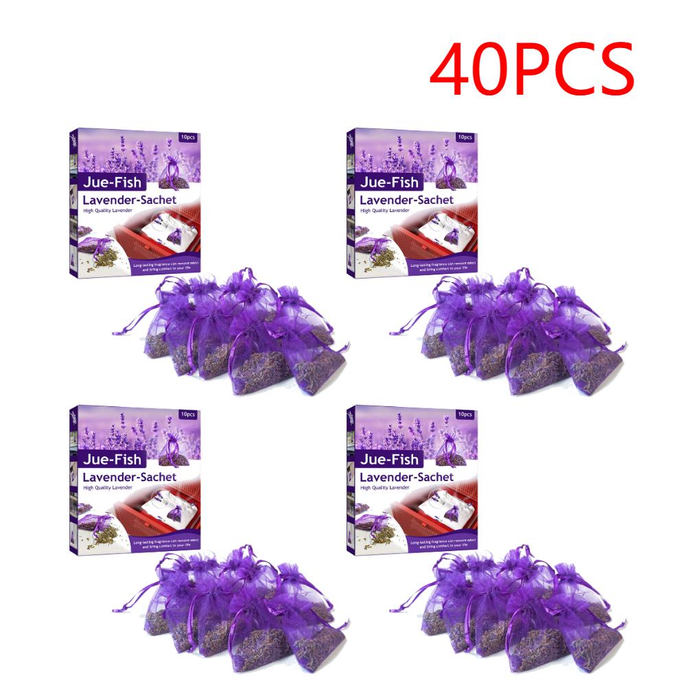 10-50PCS Natural Lavender Sachets Long-Lasting Lavender Sachet Bags Lavender Fragrance Bags for Drawers Closets Dressers Cars
