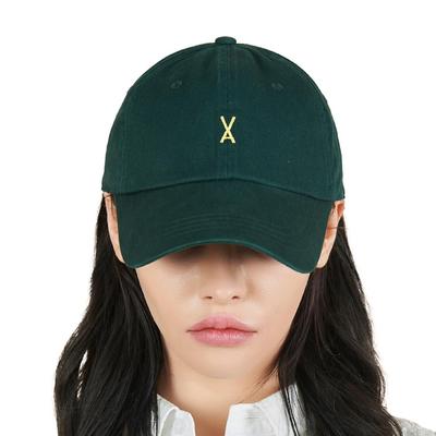 VARZAR Logo Over Fit Chino Ball Cap Green