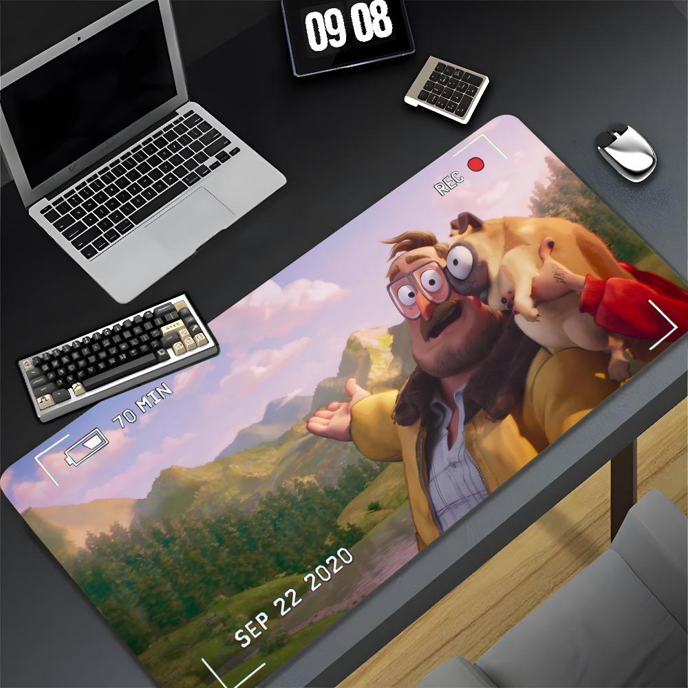 The Mitchells vs. the Machines Mouse Pad XXL Gamer Gaming PC Computer Otaku Locking Edge DIY Customized Photo Laptop Notebook De