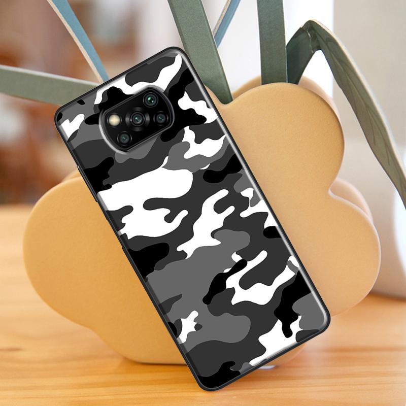 Army Camo Camouflage Für POCO X3 GT F1 F2 F3 M3 M4 X3 Pro Handyhülle Für Xiaomi Mi 11T Pro 10T 11 Lite Coque