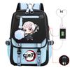Demon slayer ghost extermination column student schoolbag junior high school student primary school student middle school student backpack