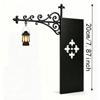 Wrought Iron Street Lamp Bookends Button Cell Battery Powered Bookmark Light  Study Room