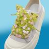 Organza Printed Transparent Shoe Laces For Sneakers Casual Shoes Universal Fit Breathable Lightweight Design