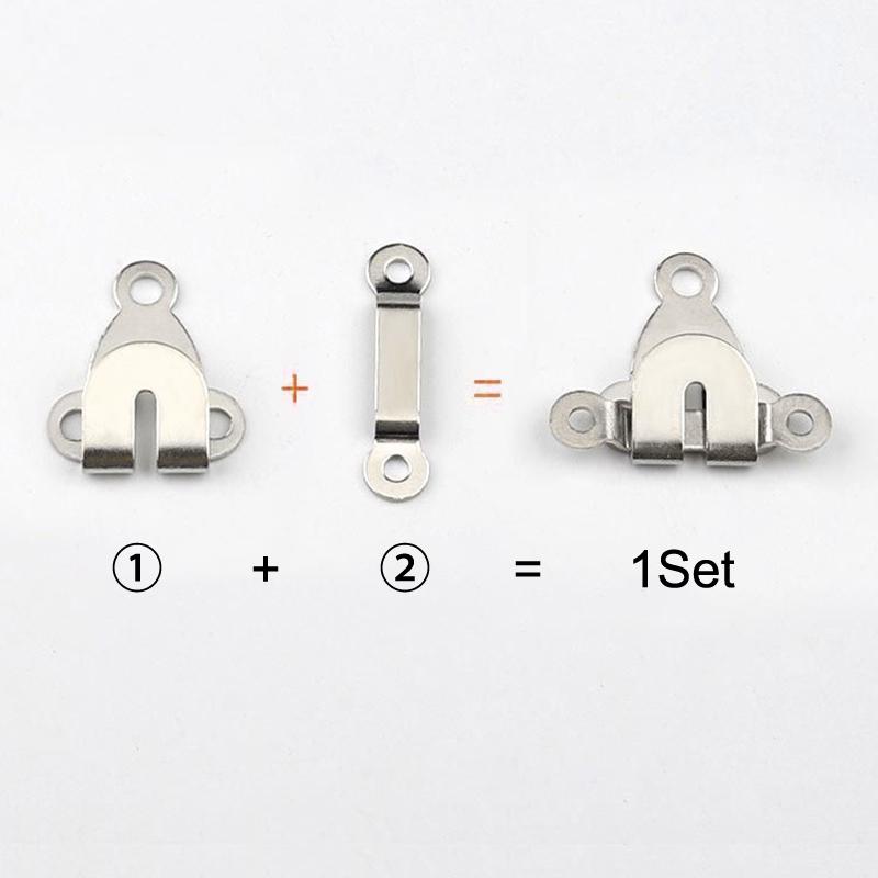 10 Set Metal Pantolon Takım Elbise Pantolon Kanca Düğme Etek Pantolon Giysi Görünmez Kanca Kendin Yap Pantolon Ayar Tokası Dikiş Aksesuarları