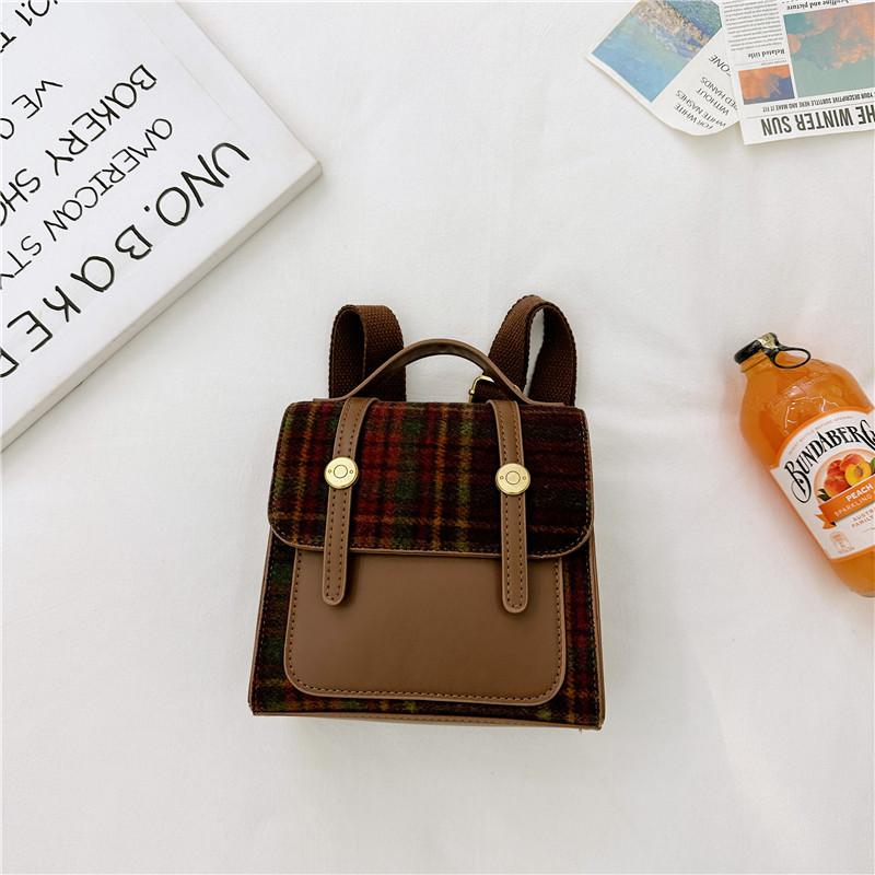 Children s Backpack - Retro Style - Boys and Girls  Children s Bag - Mini Handbag - Kindergarten Double Shoulder Bag