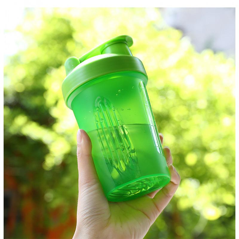 Protein Shake Shaker Cup with Leakproof Scale - Portable Handheld Mixer for Fitness & TikTok Influencers