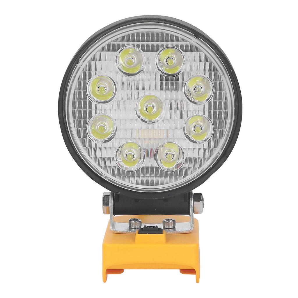 27W LED Work Light 18V Lithium Battery Powered Portable Lamp for Outdoor Emergency Lighting 14‑22V