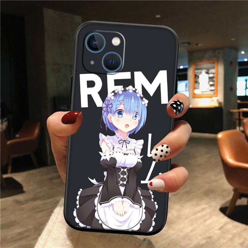 IK26 Emilia Ram Rem Phone Case for Samsung Galaxy M06 M15 M16 M35 M55 M56 A36 A42 A50 A50S A51 A52 A32 A33 A05 A05S A06 A16 A20
