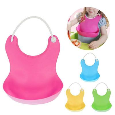Bavaglino in silicone alla moda per neonati, bavaglini impermeabili per neonati, panno per l'alimentazione dei neonati, bambini piccoli, ragazzi e ragazze, regolabili, diversi stili di bavaglini