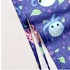 Blue cartoon octopus ocean polyester microfiber beach towel is highly absorbent, suitable for swimming and beach outings