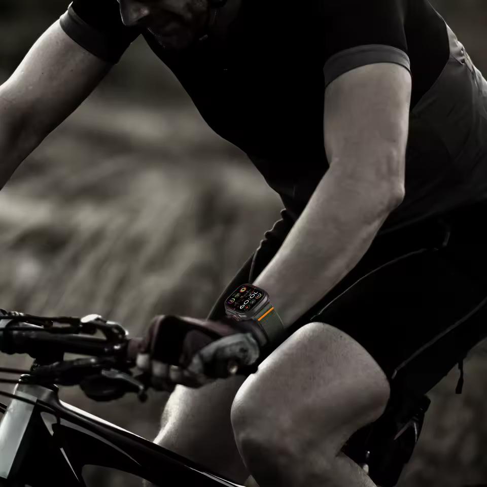 Nylon Strap For Apple Watch Ultra 3 Band 49mm 11 10 9 8 7 45mm 41mm 44mm 46mm 42mm Braided Elastic Bracelet for IWatch Series 6 SE3