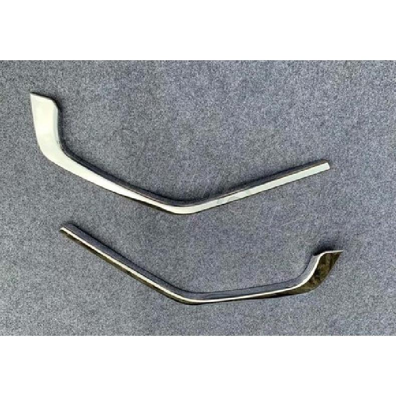 Chrome Front Middle Grill Grille Cover Trim for - Toyota RAV4 ABS 2PCS