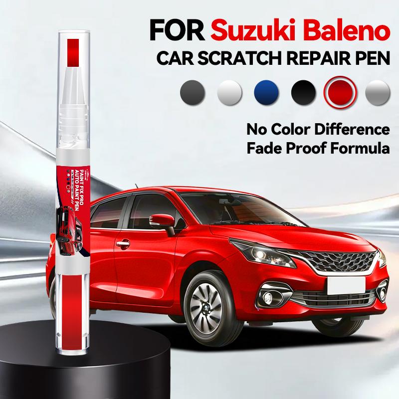 

OPRTAMG Brand For Suzuki Baleno 1995-2025 EG/EH/EK WB Paint Repair Pen Touch Up Scratch Remover DIY Auto Accessories Black White червоний