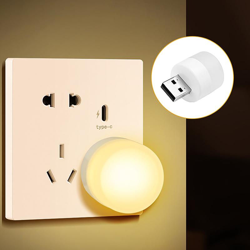 Power Bank Pc Notebook Laptop Small Lamp Mini Usb Atmosphere Night Light Led Portable Reading Light 5V Eyesight Light