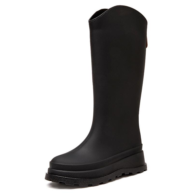 

Korean Style Waterproof Women s High-Top Hiking Boots - Non-slip, Wear-resistant, Warm, & Comfortable for Autumn/Winter. 36