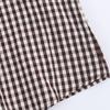 2025 Autumn European Style Women's Plaid Layered Long Sleeve Shirt