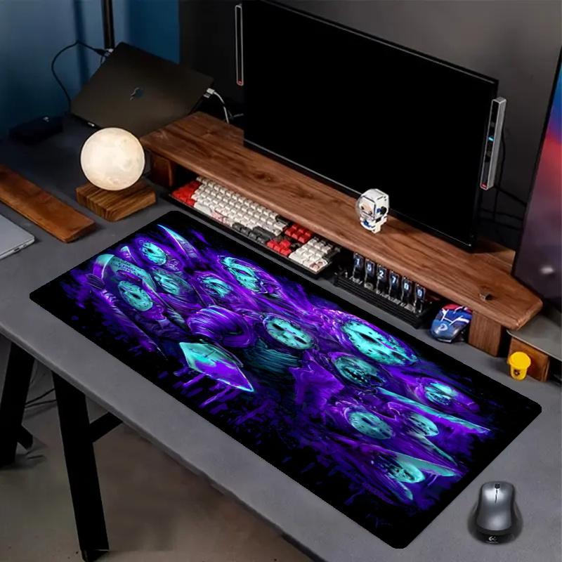 Jason Voorhees Print Mouse Pad, Anti‑Slip Desktop Keyboard Mat, for PC Laptop Gaming Working Daily Use, Cool Festival Birthday Gift