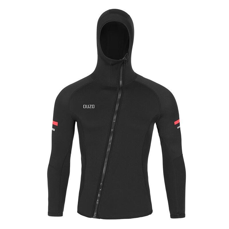 WEZHO Men s 1.5mm Hooded Wetsuit Top