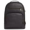 Ethan 32 Logo Zip Closure Litchi Grain Leather Backpack Large Men Backpack Graphite CM697-QBGF