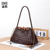 New Hand-woven Women's Bags, High-end Versatile Shoulder Armpit Bags, Retro Casual Portable Mother and Child Bags