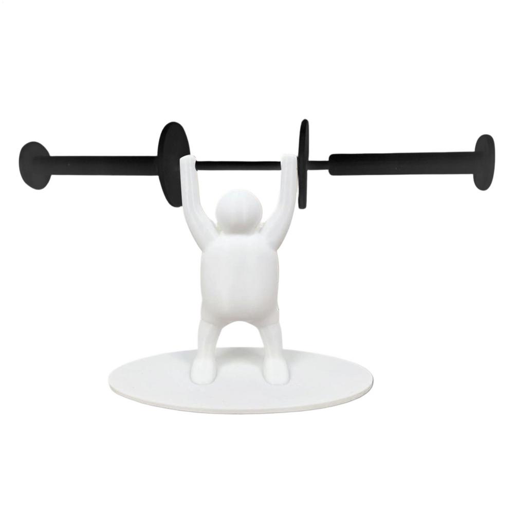 Paper Towel Holder Stand Horizontal Tissue Roll Organizer Weight Lifting Men Decorative Paper Towel Holder For School Trips