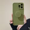 Retro Solid Color Matte With Holder Case For For Iphone 16 15 14 13 12 11 Pro Max Soft Silicone Bumper Cover
