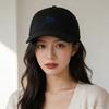 Cat Embroidered Baseball Cap With Wide Brim For Casual Spring Summer Wear