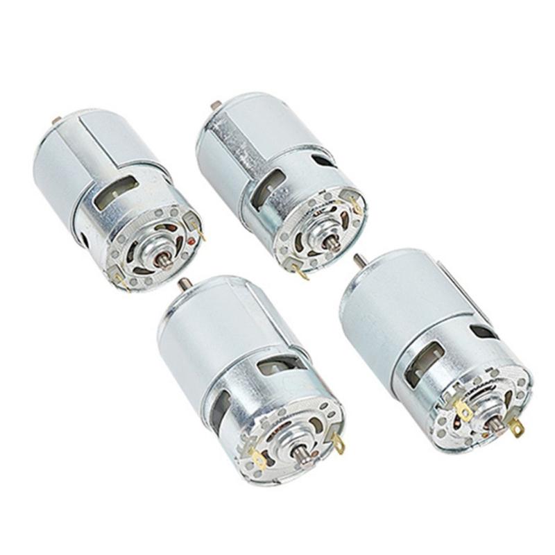 Multi Purpose 775 Round Shaft Motor High Torques 12000RPM Ball Bearing System For Robotics And Power Tool Upgrades