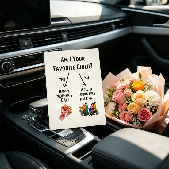 Jsem tvé nejoblíbenější dítě? Přání ke Dni matek Veselé vtipné přání ke Dni matek pro maminku babičku od dcery