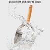 Steel Cat Litter Scoop Long Handle Pet Waste Shovel Cleaning Tool for Tofu Sand Litter Box Cats Supplies