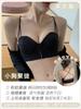 Front buckle women's spring and summer thin show bra without steel ring sexy cross back bra set