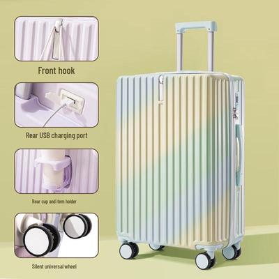 Jourhey Shi Gradient Hardshell Luggage with USB & Cup Holder