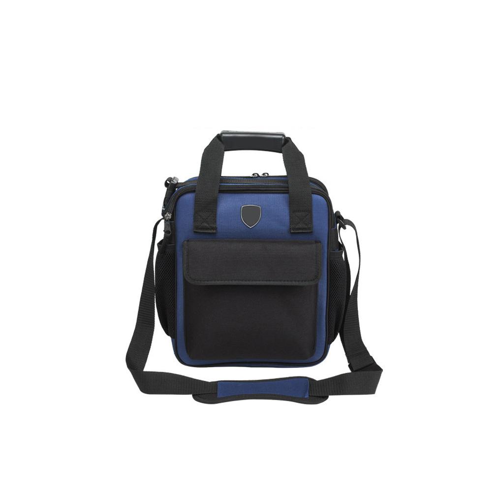 

Сумка для хранения инструментов, герметичная, с плечевым ремнем, органайзер для сантехников средний синий